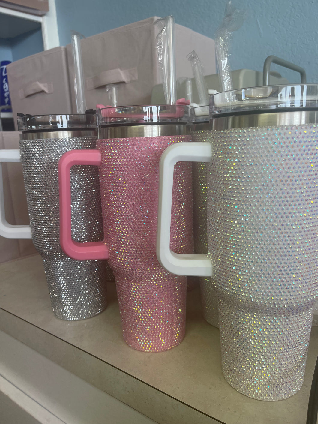 Bedazzled hydrating tumbler