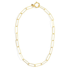 Load image into Gallery viewer, Oro Paperclip Necklace 21&quot;
