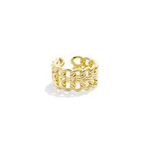 Load image into Gallery viewer, Rio Stacked Gold Ring
