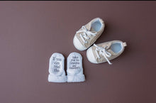 Load image into Gallery viewer, Take Me to Grandma and Granpa&#39;s Baby Socks 0-6M
