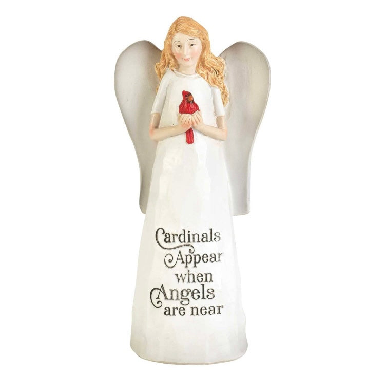 Cardinals Appear When Resin Angel