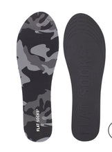 Load image into Gallery viewer, Black Camo Flat Socks
