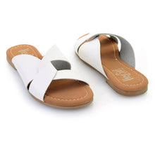 Load image into Gallery viewer, Corkys Hey Girl White Scuba Slip-On Fashion Sandals
